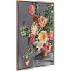 imageKate and Laurel Sylvie Beaded Floral Emergence Vintage Framed Canvas Wall Art by Mackenzie Nelson 315x415 Beaded Gold Stunning Flower Art for Wall