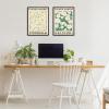 imageKate and Laurel Sylvie Beaded Flower Market 1 and 2 Vintage Framed Canvas Wall Art Set by Carrie Cantwell 2 Piece Set 18x24 Beaded Black Botanical TwoPiece Framed Art Set for Wall