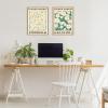 imageKate and Laurel Sylvie Flower Market 1 and 2 Framed Canvas Wall Art Set by Carrie Cantwell 2 Piece Set 18x24 Natural Botanical TwoPiece Framed Art Set for Wall