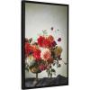 imageKate and Laurel Sylvie Beaded Floral Study Cream Vintage Framed Canvas Wall Art by Emiko and Mark Franzen of F2Images 23x33 Beaded Black Stunning Flower Photography Art for Wall