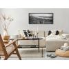 imageKate and Laurel Sylvie Beaded New York No 1 Black and White Vintage Framed Canvas Wall Art by Crystal Lynn Collins 40x18 Beaded Black BlackandWhite NYC Cityscape Art for Wall