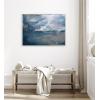 imageKate and Laurel Sylvie Beaded Shades of Blue Vintage Framed Canvas Wall Art by Mackenzie Nelson 415x315 Beaded White Abstract Ocean Waves Art for Wall