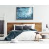 imageKate and Laurel Sylvie La Jolla Beach 7 Framed Canvas Wall Art by Rachel Dowd 28x38 Gray Relaxing Coastal Art for WallGrey
