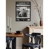 imageKate and Laurel Sylvie Photo Saddling Horse Framed Canvas Wall Art by The Whiskey Ginger 18x24 Black Western Photography Art for Wall