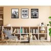 imageKate and Laurel Sylvie Photo Saddling Horse Framed Canvas Wall Art by The Whiskey Ginger 18x24 Black Western Photography Art for Wall
