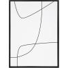 imageKate and Laurel Sylvie Sun Flock Framed Canvas Wall Art by Rachel Lee of My Dream Wall 18x24 Natural Colorful Ocean and Dog Sunset ArtBlack
