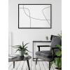 imageKate and Laurel Sylvie Sun Flock Framed Canvas Wall Art by Rachel Lee of My Dream Wall 18x24 Natural Colorful Ocean and Dog Sunset ArtBlack