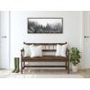 imageKate and Laurel Sylvie Sun Flock Framed Canvas Wall Art by Rachel Lee of My Dream Wall 18x24 Natural Colorful Ocean and Dog Sunset ArtBrown