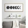 imageKate and Laurel Sylvie Sun Flock Framed Canvas Wall Art by Rachel Lee of My Dream Wall 18x24 Natural Colorful Ocean and Dog Sunset ArtGold