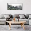 imageKate and Laurel Sylvie Sun Flock Framed Canvas Wall Art by Rachel Lee of My Dream Wall 18x24 Natural Colorful Ocean and Dog Sunset ArtGray