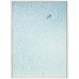 imageDesignOvation Sylvie Woman Floating Framed Canvas by Amy Peterson 23x33 White Calming Colorful Wall Decor for Living Room Bedroom Office Or Entryway