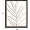 imageKate and Laurel Blake Botanical Framed Printed Glass Art by Amy Peterson 16x20 Natural Modern Wall Decor Inspired by NatureGold