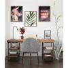 imageKate and Laurel Blake Botanical Framed Printed Glass Art by Amy Peterson 16x20 Natural Modern Wall Decor Inspired by NatureGold