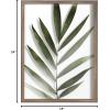 imageKate and Laurel Blake Botanical Framed Printed Glass Art by Amy Peterson 16x20 Natural Modern Wall Decor Inspired by NatureGold