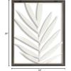 imageKate and Laurel Blake Botanical Framed Printed Glass Art by Amy Peterson 16x20 Natural Modern Wall Decor Inspired by NatureGray