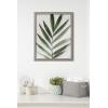 imageKate and Laurel Blake Botanical Framed Printed Glass Art by Amy Peterson 16x20 Natural Modern Wall Decor Inspired by NatureGray