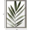 imageKate and Laurel Blake Botanical Framed Printed Glass Art by Amy Peterson 16x20 Natural Modern Wall Decor Inspired by NatureGray