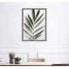 imageKate and Laurel Blake Botanical Framed Printed Glass Art by Amy Peterson 16x20 Natural Modern Wall Decor Inspired by NatureGray