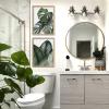 imageKate and Laurel Blake Monstera leaves Framed Printed Glass Wall Art by Amy Peterson Art Studio 18x24 Natural Decorative Nature Art for Wall