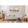 imageKate and Laurel Sylvie Beaded Peaceful Landscape I and II Vintage Framed Canvas Wall Art Set by Amy Lighthall 2 Piece Set 23x33 Gold Abstract Mountain Landscape Art for Wall