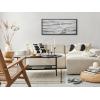 imageKate and Laurel Sylvie Beaded Snowy Egret No 3 Black and White Vintage Framed Canvas Wall Art by Crystal Lynn Collins 40x18 Beaded Black Grayscale Beach Bird Art for Wall