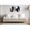 imageKate and Laurel Sylvie Japandi 26 1 and 2 Framed Canvas Wall Art Set by Rocket Jack 2 Piece 18x24 Natural Modern Abstract Brushstrokes Art Set for Wall