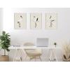 imageKate and Laurel Sylvie Japanese Crane Bird with Red Crown 1 2 and 3 Framed Canvas Wall Art Set by The Creative Bunch Studio 3 Piece Set Beaded White Colorful Cute Bird Art for Wall