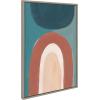 imageKate and Laurel Sylvie Teoitlan Valley Study Framed Canvas by Kate Aurelia Holloway 18x24 Natural Modern Abstract Statement Home DecorGray