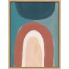 imageKate and Laurel Sylvie Teoitlan Valley Study Framed Canvas by Kate Aurelia Holloway 18x24 Natural Modern Abstract Statement Home DecorNatural