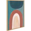 imageKate and Laurel Sylvie Teoitlan Valley Study Framed Canvas by Kate Aurelia Holloway 18x24 Natural Modern Abstract Statement Home DecorNatural