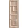 imageKate and Laurel Yuvan Decorative Carved Wall Art Plaque 13 x 36 Light Natural Modern Hand Carved Dimensional Art Panel for Solid Wood Wall Decor for Home Design