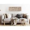 imageKate and Laurel Yuvan Decorative Carved Wall Art Plaque 13 x 36 Light Natural Modern Hand Carved Dimensional Art Panel for Solid Wood Wall Decor for Home Design