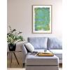 imageKate and Laurel x Mentoring Positives Collaboration Jungle Framed Canvas Wall Art 23x33 Natural Modern Green Abstract Wall Dcor
