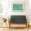 imageKate and Laurel x Mentoring Positives Collaboration Jungle Framed Canvas Wall Art 23x33 Natural Modern Green Abstract Wall Dcor