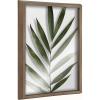 imageKate and Laurel Blake Botanical Framed Printed Glass Art by Amy Peterson 16x20 Natural Modern Wall Decor Inspired by NatureGold