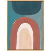 imageKate and Laurel Sylvie Teoitlan Valley Study Framed Canvas by Kate Aurelia Holloway 18x24 Natural Modern Abstract Statement Home DecorNatural