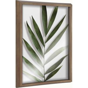 imageKate and Laurel Blake Botanical Framed Printed Glass Art by Amy Peterson 16x20 Natural Modern Wall Decor Inspired by NatureGold