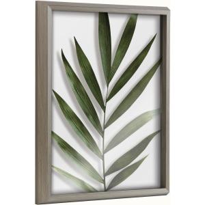 imageKate and Laurel Blake Botanical Framed Printed Glass Art by Amy Peterson 16x20 Natural Modern Wall Decor Inspired by NatureGray