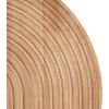 imageKate and Laurel Furrow Modern Arches Round Wood Art Plaque 24 Inch Diameter Natural Wood Contemporary Carved Wooden Wall Art with Rounded Dimensional Rainbow DesignNatural Wood