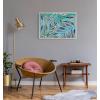 imageKate and Laurel Sylvie A Tranquil Moment Framed Canvas Wall Art by Jessi Raulet of Ettavee 23x33 White Vibrant Colorful Botanical Art for Wall Home DecorWhite