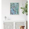 imageKate and Laurel Sylvie A Tranquil Moment Framed Canvas Wall Art by Jessi Raulet of Ettavee 23x33 White Vibrant Colorful Botanical Art for Wall Home DecorWhite
