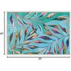 imageKate and Laurel Sylvie A Tranquil Moment Framed Canvas Wall Art by Jessi Raulet of Ettavee 23x33 White Vibrant Colorful Botanical Art for Wall Home DecorWhite