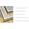 imageKate and Laurel Sylvie Brushstroke 155 Framed Metallic Canvas Wall Art by Jessi Raulet of Ettavee 30x30 Bright Gold Bright Colorful Modern Abstract Wall DcorBright Gold