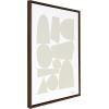 imageKate and Laurel Sylvie Constructed II Neutral Framed Canvas Wall Art by Statement Goods 23x33 Gold Minimalist Modern Art for WallBrown