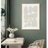 imageKate and Laurel Sylvie Constructed II Neutral Framed Canvas Wall Art by Statement Goods 23x33 Gold Minimalist Modern Art for WallGold
