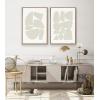 imageKate and Laurel Sylvie Constructed II Neutral Framed Canvas Wall Art by Statement Goods 23x33 Gold Minimalist Modern Art for WallNatural