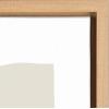 imageKate and Laurel Sylvie Constructed II Neutral Framed Canvas Wall Art by Statement Goods 23x33 Gold Minimalist Modern Art for WallNatural