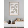 imageKate and Laurel Sylvie Distorted Shapes of Tan and White Framed Canvas Wall Art by The Creative Bunch Studio 28x38 Natural Contemporary Abstract Bold Art for Wall