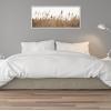imageKate and Laurel Sylvie Marsh Grass No 14 Framed Canvas Wall Art by Crystal Lynn Collins 40x18 White Grassy Coastal Beach Art for Wall