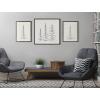 imageKate and Laurel Sylvie Minimalist Evergreen Trees Framed Linen Textured Canvas Wall Art by The Creative Bunch Studio Set of 2 18x24 Natural Modern Nature Art for WallBrown